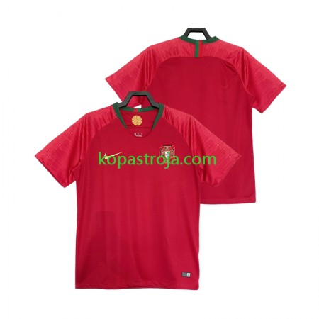 Billiga Fotbollströjor Portugal Retro Hemma tröja 2018 Kortärmad